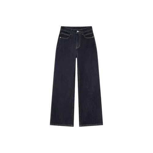 Devanro Синий Серый Джинсы на щиколотку Женские