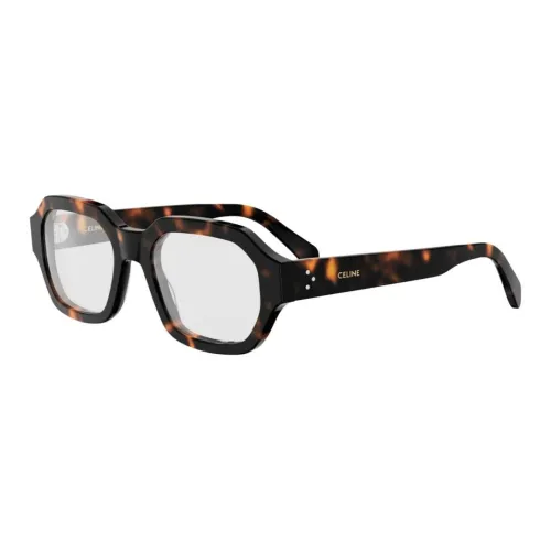 CELINE Ацетат Нерегулярная форма Оправы для очков Мужской Черепаховый