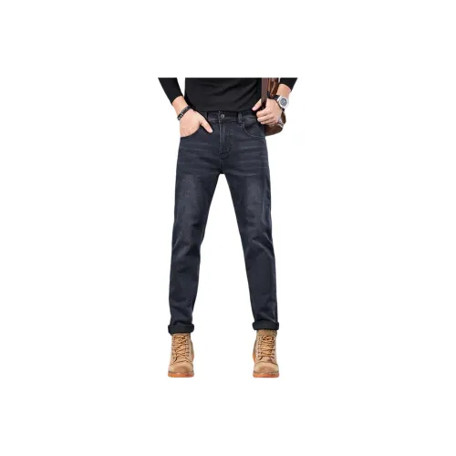 ZENGZHI Джинсы Облегающий крой Прямой крой Унисекс