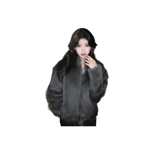 PEA Серый Женские Меховые изделия