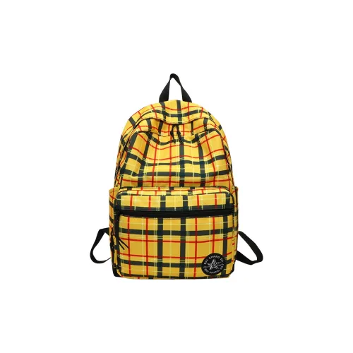 Villelon Нейлоновый рюкзак стандартный унисекс клетка желтый желтый зеленый черный розовый