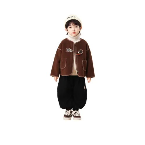 M JBABY Кофе Kids Шерстяное пальто