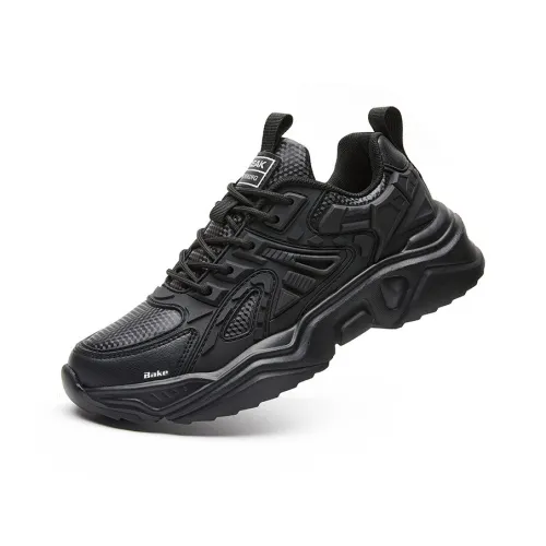 Кроссовки Bake для бега низкий топ черные мужские