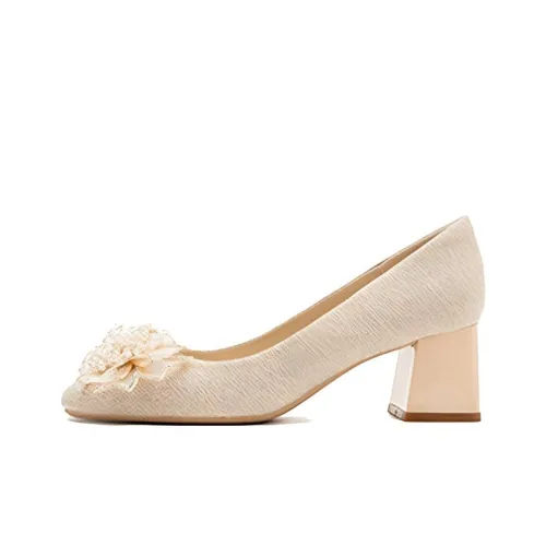 Lan Miao Грубый каблук Высокие каблуки Женские