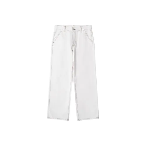 3unbind Белый Мужской Джинсы