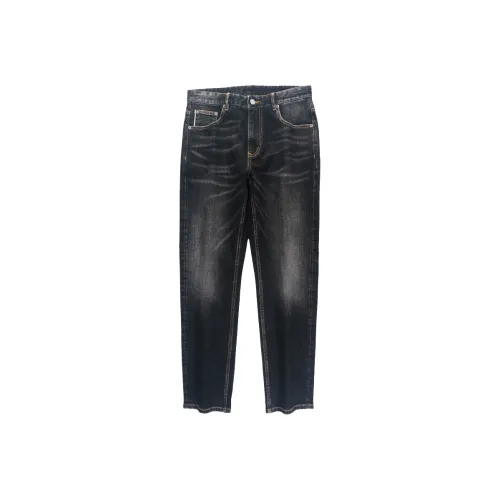 DANIUCHUANSHUO Черный Серый Мужские Джинсы