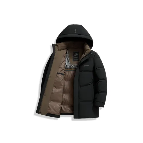 COMBO Зимний Утолщенный Термический 90% Утка Пух Пальто с капюшоном Пуховик Мужской