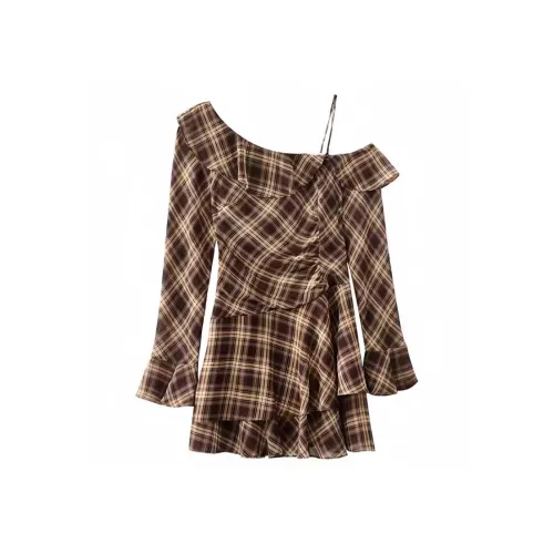 GORGEOUSIDEA Длинное платье с длинными рукавами женское