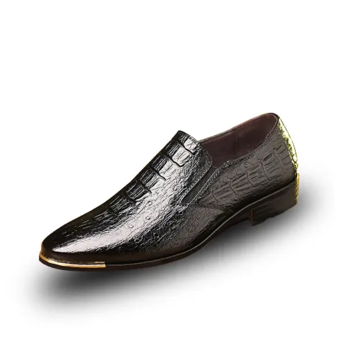 MH Повседневные кожаные туфли с низким верхом мужские