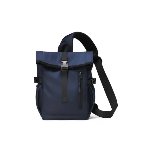 Single Warehouse ПУ (полиуретан) Sling Сумка Стандартная Мужская Серый Черный Синий