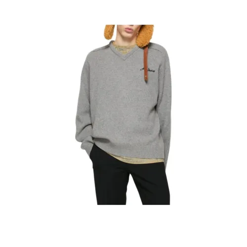 Acne Studios Темно-серый смешанный цвет унисекс трикотаж