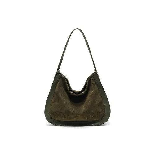 Simedin Сумка через плечо из коровьей кожи большая женская яшма карамель коричневый