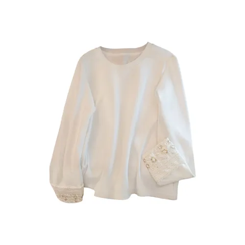 SIBAISHE Белый Женские T-рубашки