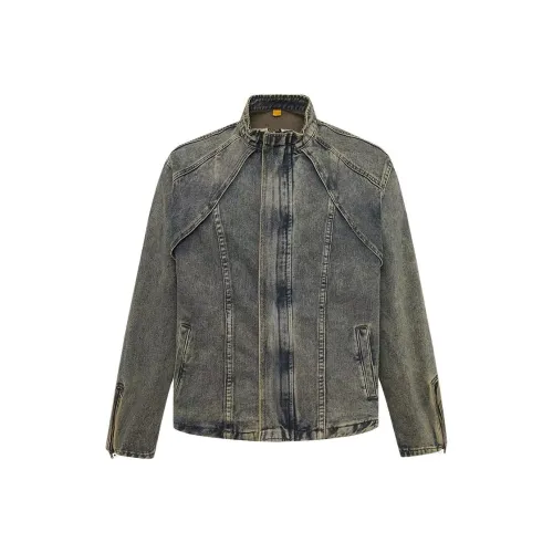 THINGYLAB Синий Мужской Джинсовые Куртки