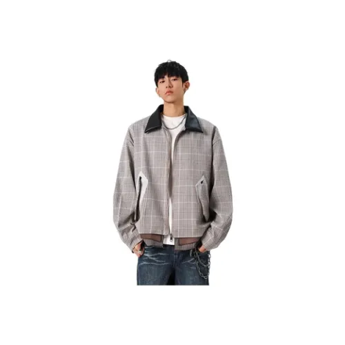 LINGSHI Экрю Унисекс Куртки