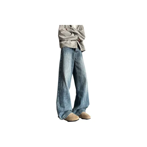 BEAR UNION Светло-синие Унисекс Джинсы