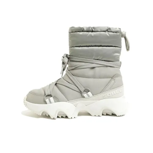 SOREL Короткие Снежные Ботинки Женские Серые