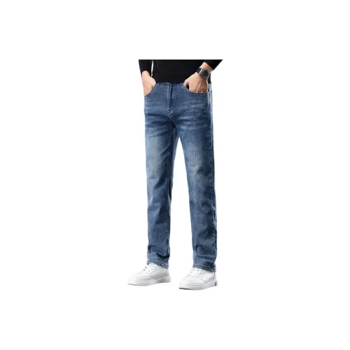 Tonlion Blue Unisex Jeans Тонлион Синий Унисекс Джинсы