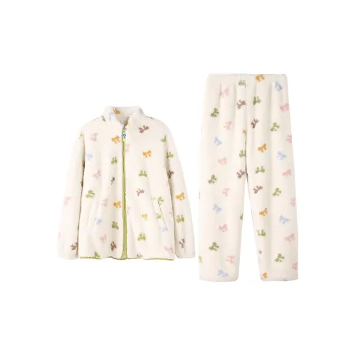 Aannsfam Гардения Бежевый Женские Пижамные Комплекты