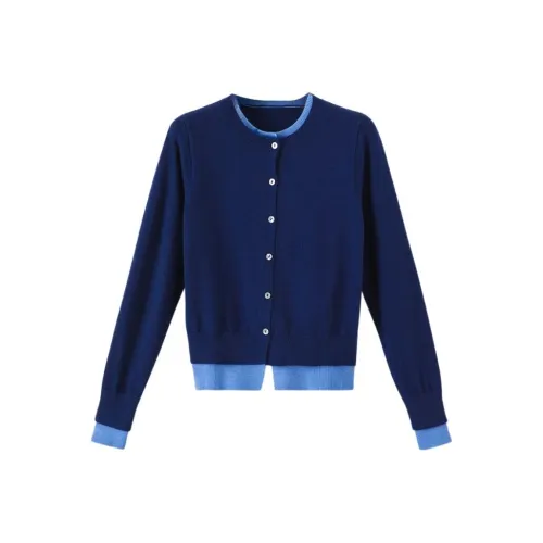 WANBAI Темно-синий Женский Трикотаж