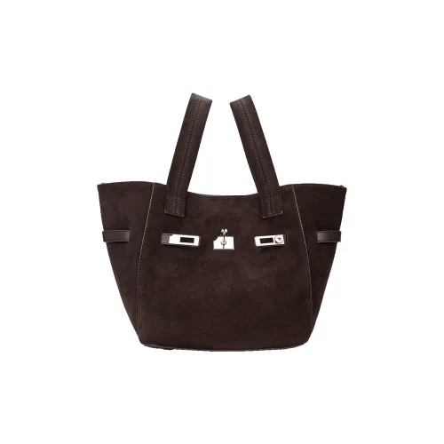 Roberta Di Camerino Коровья кожа Сумка Стандартная Женская Кофе Оливковый Дерево