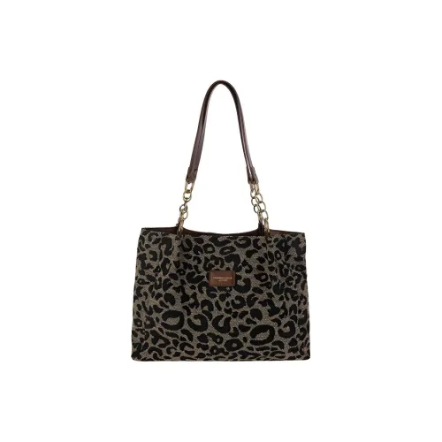 Wiersaam Трикотажная ткань Сумка на плечо Женская Черная