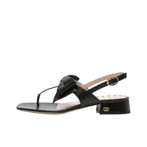 Valentino Garavani BOWOW One Ремешок Сандалии Женские Черные