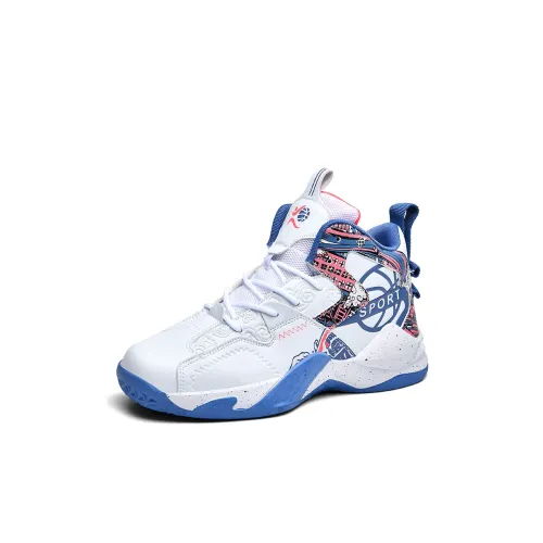 Genius Pooh Износостойкий Легкий Амортизирующий Противоскользящий Детские Баскетбольные Кроссовки Унисекс