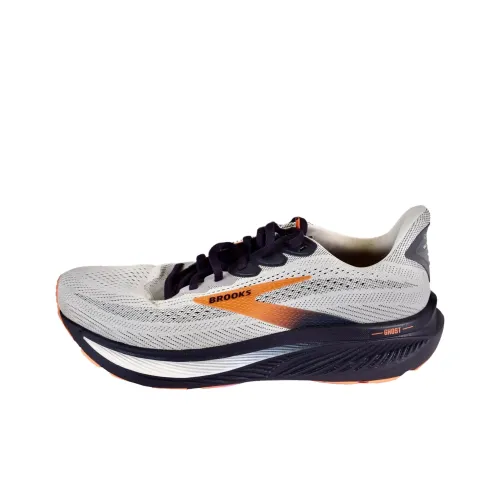 Беги Brooks Ghost 17 Кроссовки Мужские Белые