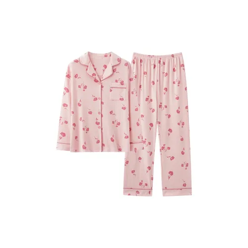 MADALLO Pink Women's Pajama Sets MADALLO Розовый Женский Комплект Пижам
