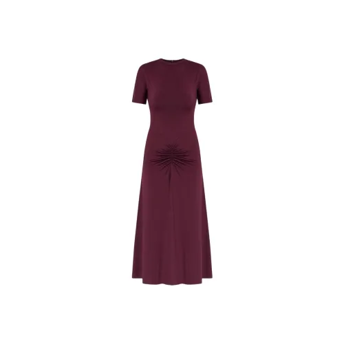 VICTORIA BECKHAM Короткое платье с короткими рукавами женское