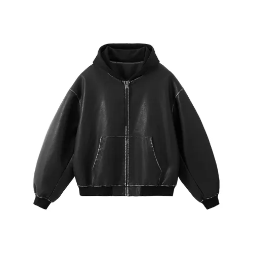 Inflation Черный Унисекс Кожаные куртки