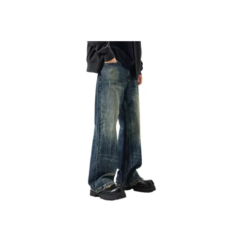 Evil Lions Синий Унисекс Джинсы