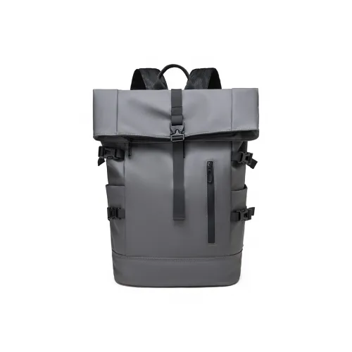 Single Warehouse Oxford Рюкзак Стандартный Унисекс Серый Черный