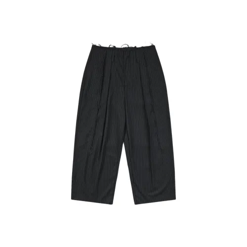 GOOD BAI Черные полосы Унисекс Костюм Брюки