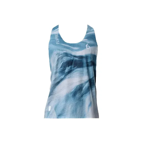 FLIPBELT 【Мужской】Ледниково-голубой Мужские беговые футболки