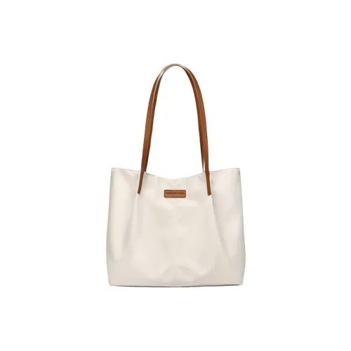 MAKEUP KITTEN Текстиль Синтетическая кожа Сумка-тоут Сумка для покупок Сумка через плечо Сумка Стандартная Унисекс Экрю