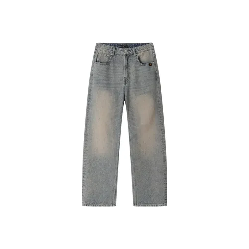 DANGEROUSPEOPLE Blue Unisex Jeans DANGEROUSPEOPLE Синий Унисекс Джинсы