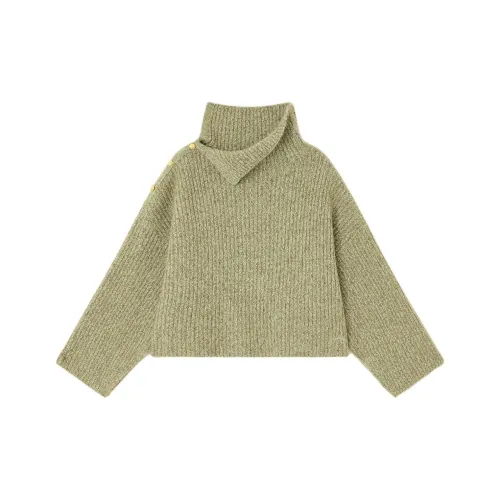 GANNI Зеленые Женские Свитера