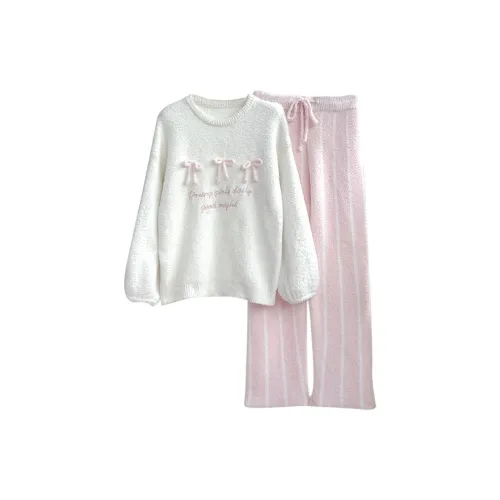 O'MESIK Pink Women's Pajama Sets