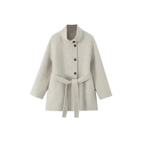 JOPPTI Овсяное Женское Пальто