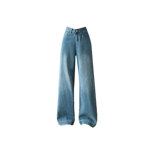 GRAYISMOON Винтажные синие женские джинсы