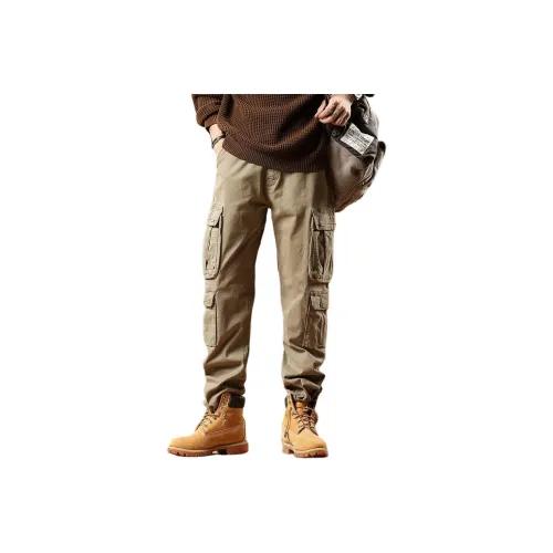 ZENGZHI Карго Брюки Свободный крой Прямой крой Унисекс