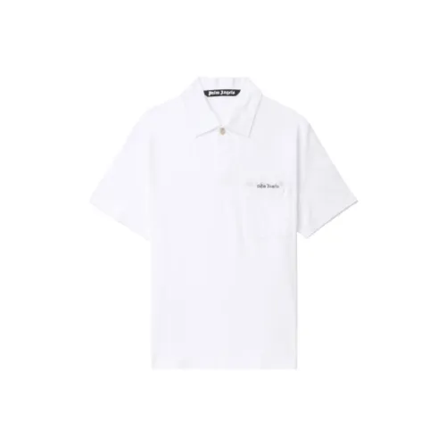 PALM ANGELS Белая Мужская Поло