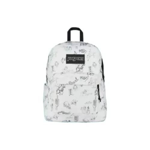 Jansport Логотип бренда Рюкзак Унисекс Белый