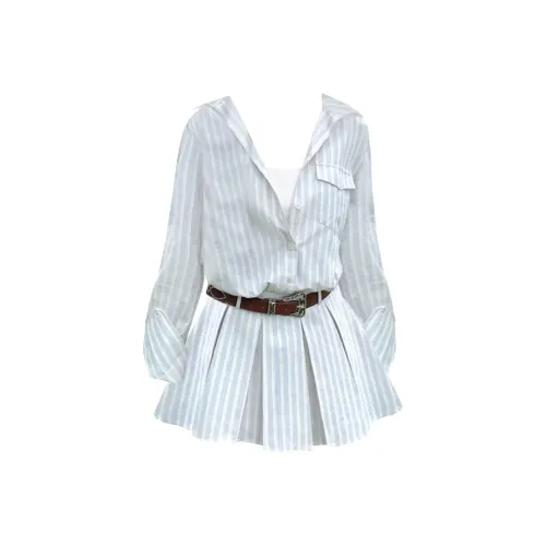 SECFLY OFFICIAL Длинное платье с длинными рукавами женское