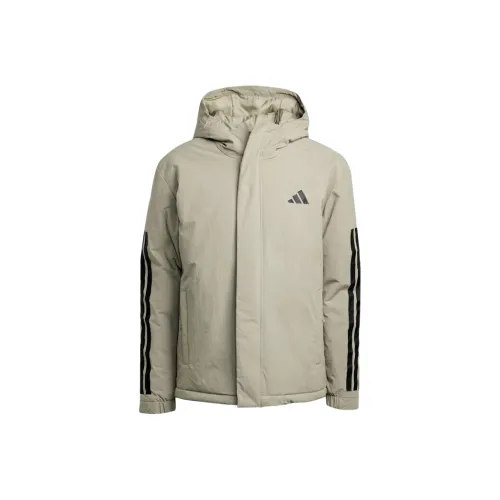 Adidas 3 Stripes С капюшоном Ins J Пуховая куртка Унисекс