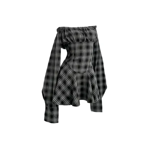 SECFLY OFFICIAL Длинное платье с длинными рукавами женское