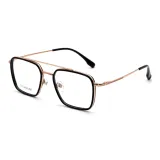 Черный Золото + Защита от синего света 0 диоптрий Меняющий цвет [Серый, Коричневый, Синий, Фиолетовый, Розовый, Оранжевый] Записка Цвет