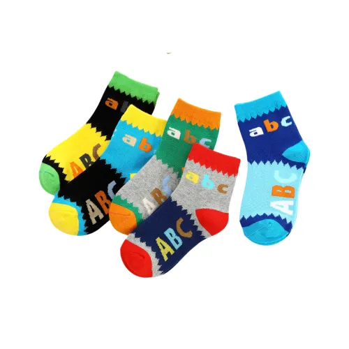 ЮЙЧЖАОЛИНЬ JC006 ABC Хлопковые носки для детей Носки